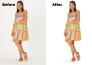 ecommerce product photo editing, background removal, image retouching